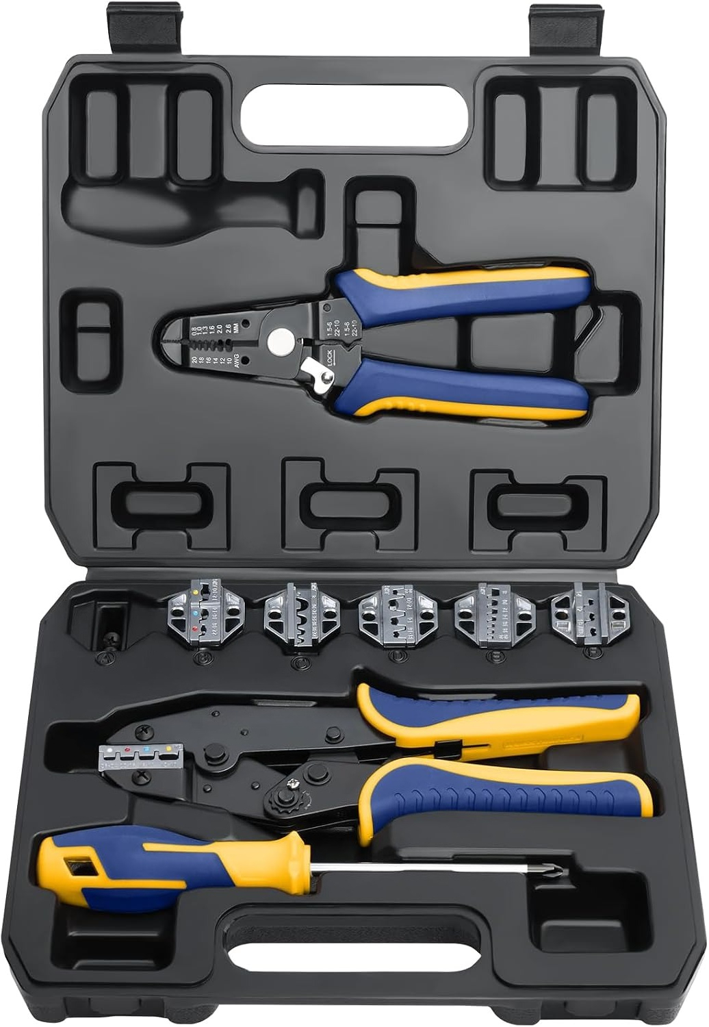 Tool Set - Set di 8 utensili per crimpare,
