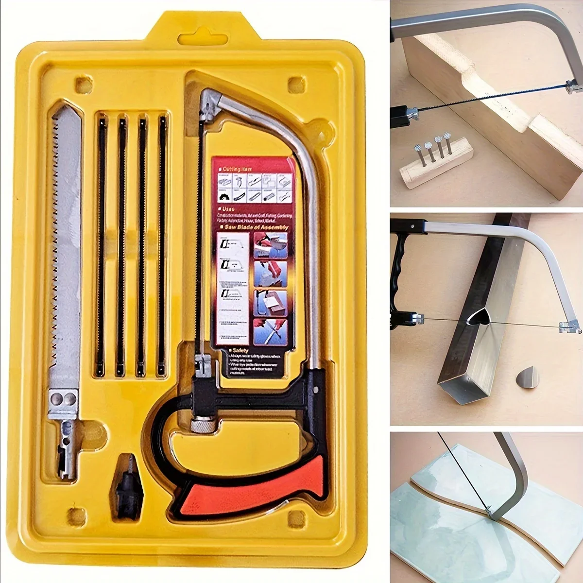 Hacksaw - Set seghetto, sega in acciaio da
