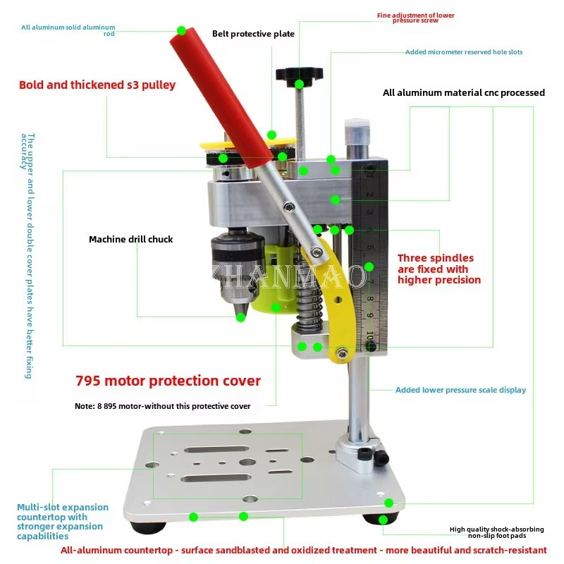 Mini trapano da banco di preci - Drill Press recensione e prezzo